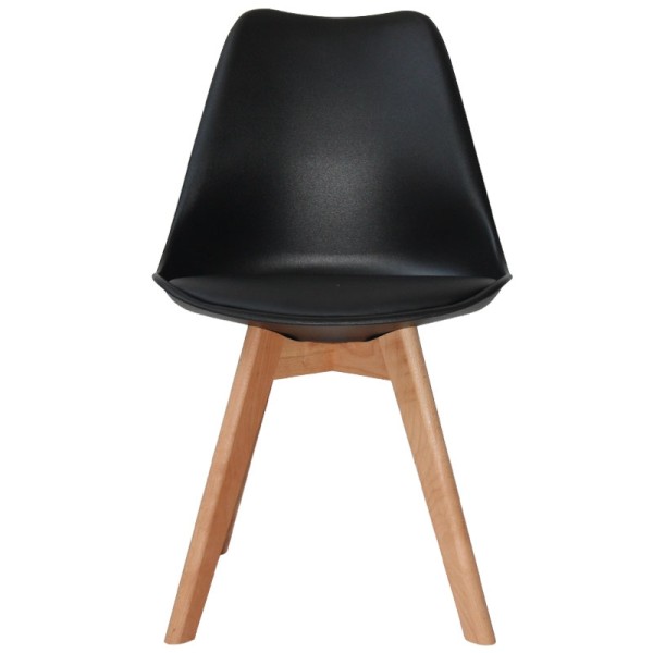 Silla New Tower Wood Negra Extra Quality | Venta de Muebles Online