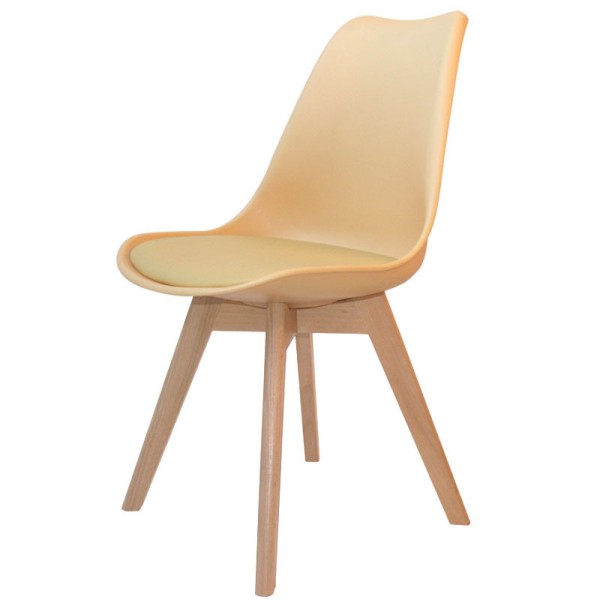 Silla nórdica vainilla hogar | Venta de Muebles Online