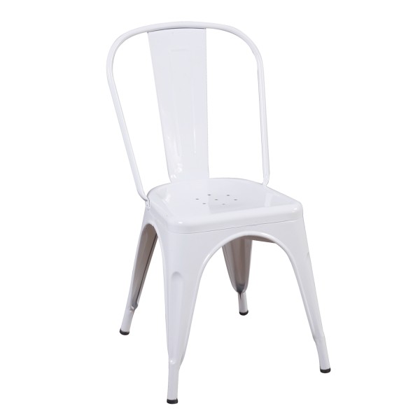Silla industrial blanca | Venta de Muebles Online