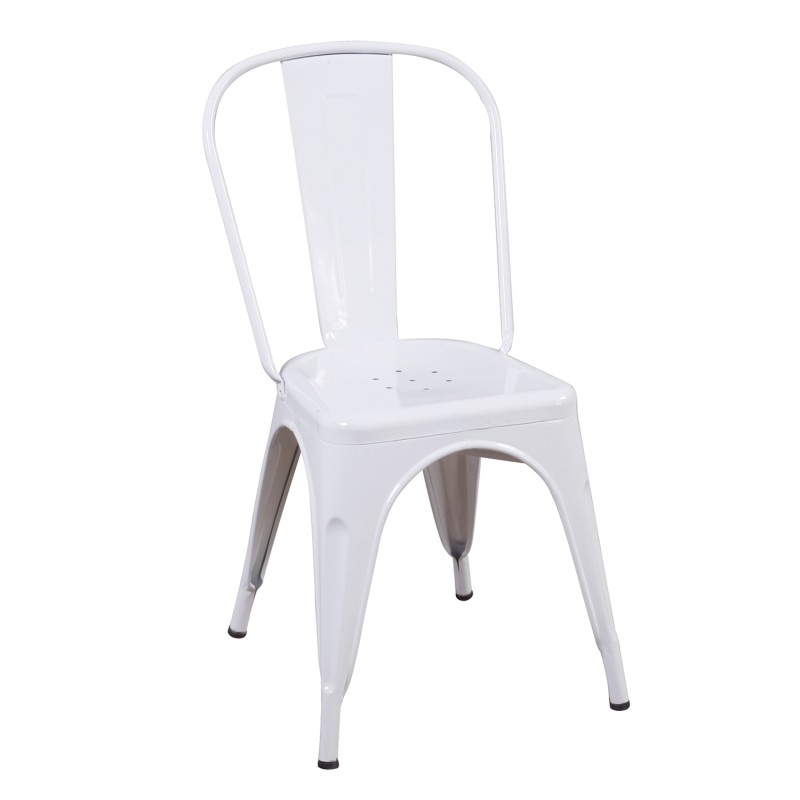 Silla industrial blanca | Venta de Muebles Online
