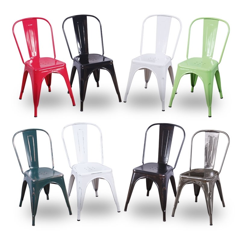 Silla industrial blanca | Venta de Muebles Online