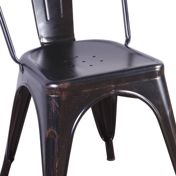 Silla Lank Old Réplica Negra | Venta de Muebles Online 2