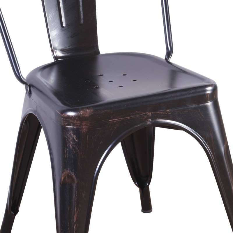 Silla Lank Old Réplica Negra | Venta de Muebles Online