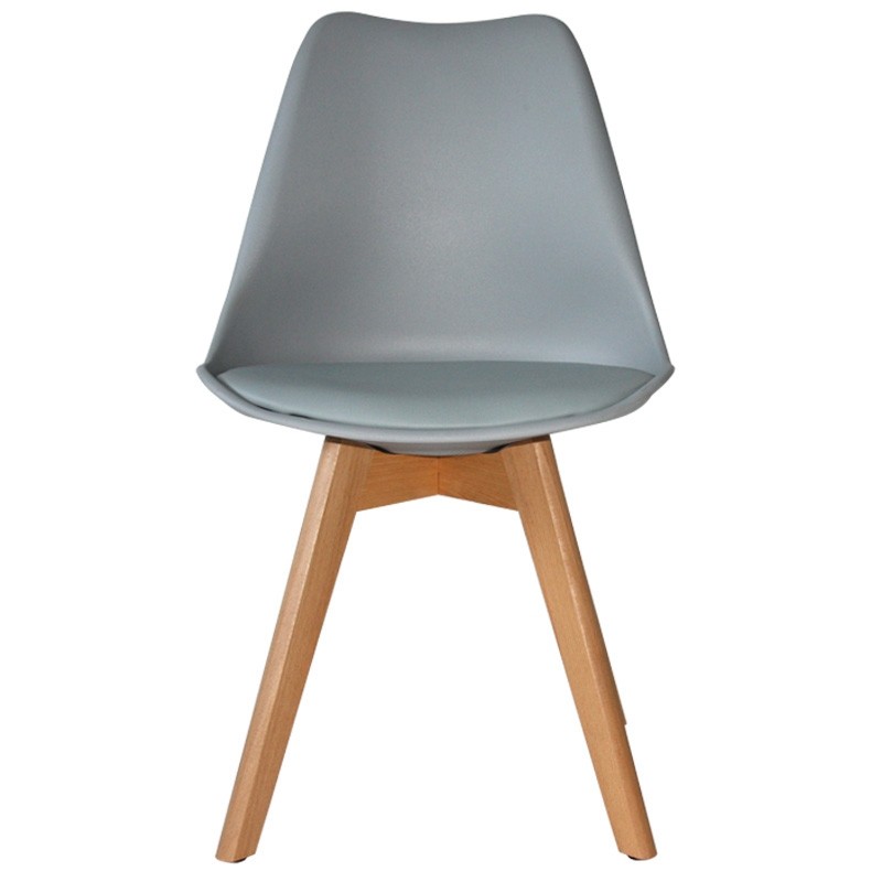 Silla New Tower Wood Gris Extra Quality | Venta de Muebles Online