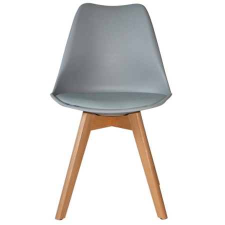 Silla New Tower Wood Gris Extra Quality | Venta de Muebles Online