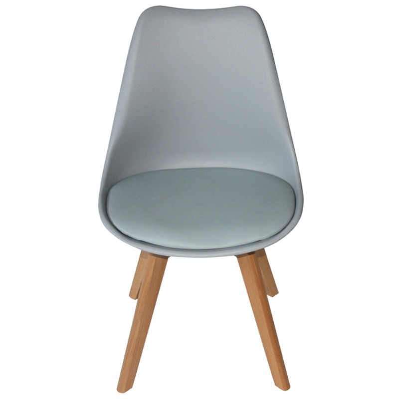 Silla New Tower Wood Gris Extra Quality | Venta de Muebles Online
