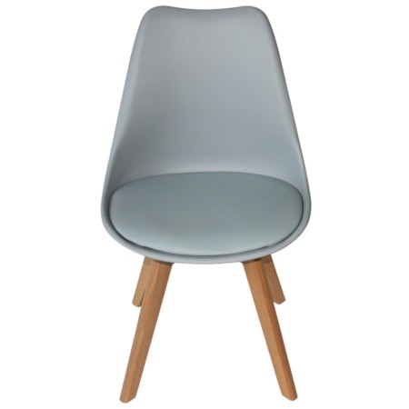 Silla New Tower Wood Gris Extra Quality | Venta de Muebles Online