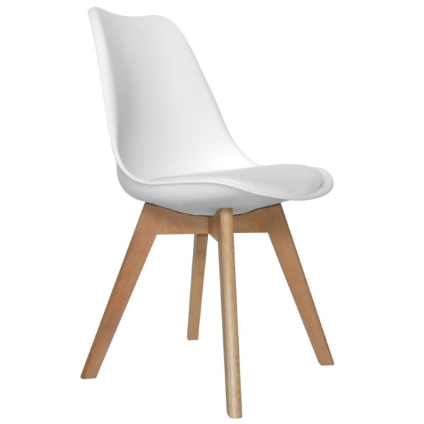 Silla nórdica blanca salón | Venta de Muebles Online 2