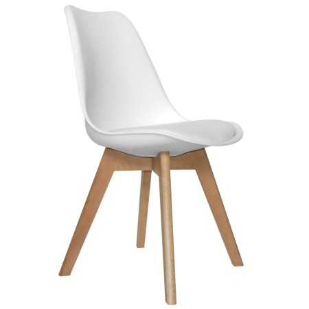 Silla nórdica blanca salón | Venta de Muebles Online