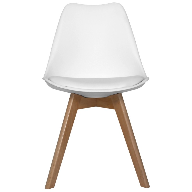 Silla nórdica blanca salón | Venta de Muebles Online