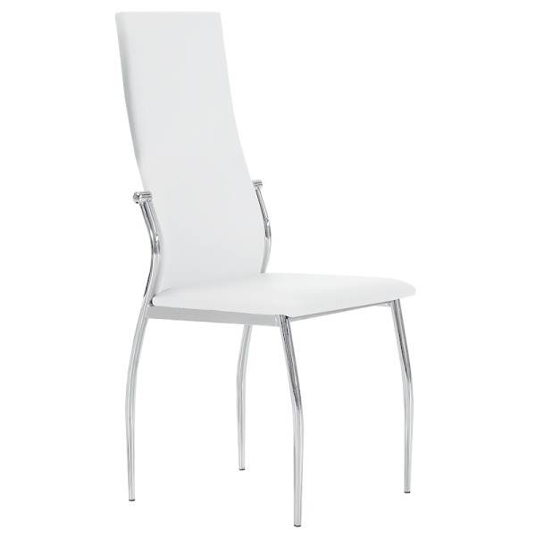 Silla Tapizada Boston Blanca | Venta de Muebles Online