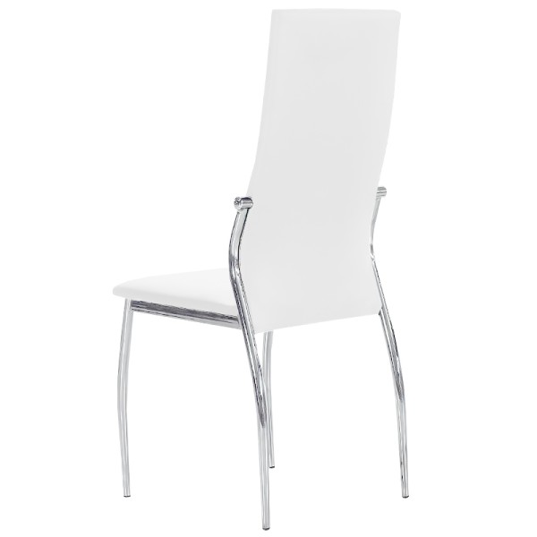 Silla Tapizada Boston Blanca | Venta de Muebles Online 2