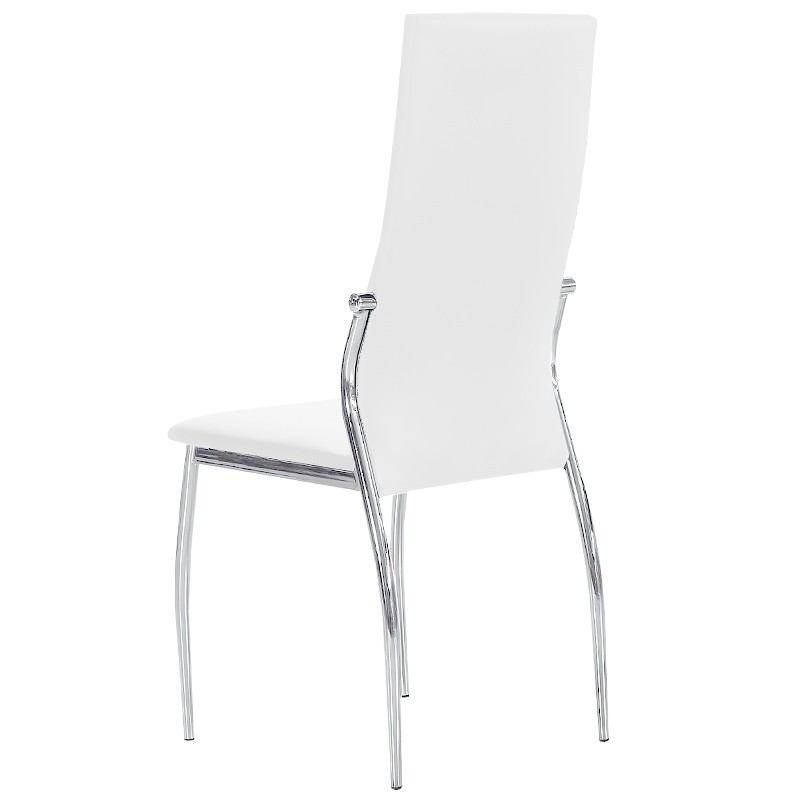 Silla Tapizada Boston Blanca | Venta de Muebles Online