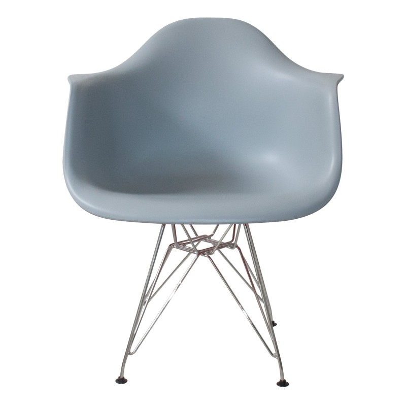 SILLÓN TOWER CHROME con reposabrazos | Rojo, Gris, Negro y Aguamarina