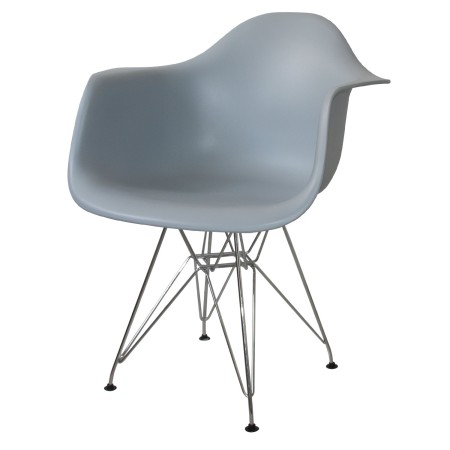 SILLÓN TOWER CHROME con reposabrazos | Rojo, Gris, Negro y Aguamarina