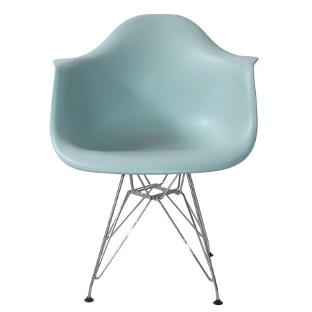 SILLÓN TOWER CHROME con reposabrazos | Rojo, Gris, Negro y Aguamarina