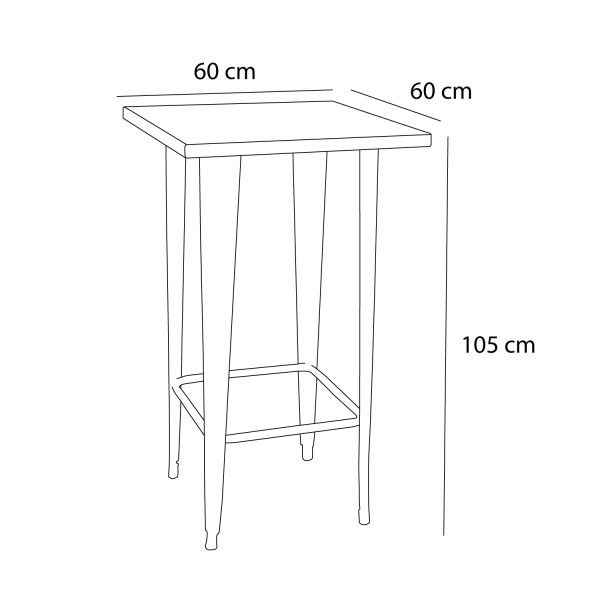Mesa Alta Lank Réplica | Venta de Muebles Online 2