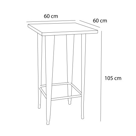 Mesa Alta Lank Réplica | Venta de Muebles Online