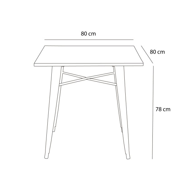 Mesa Lank Réplica Metálica | Venta de Muebles Online 2