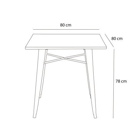 Mesa Lank Réplica Metálica | Venta de Muebles Online