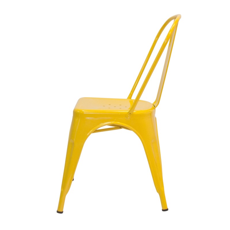 Silla industrial Amarilla | Venta de Muebles Online