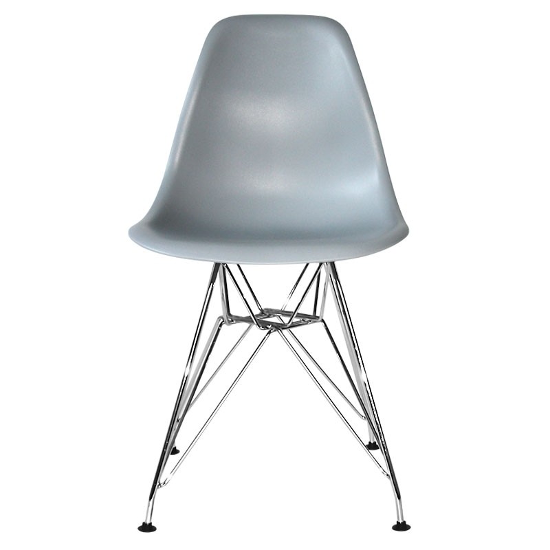 Pack 4 Sillas Tower Chrome Gris Extra Quality | Venta de Muebles Online