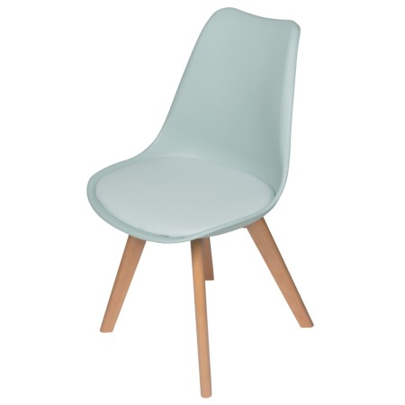 Pack 4 Sillas New Tower Wood Aguamarina Extra Quality | Venta de Muebles Online