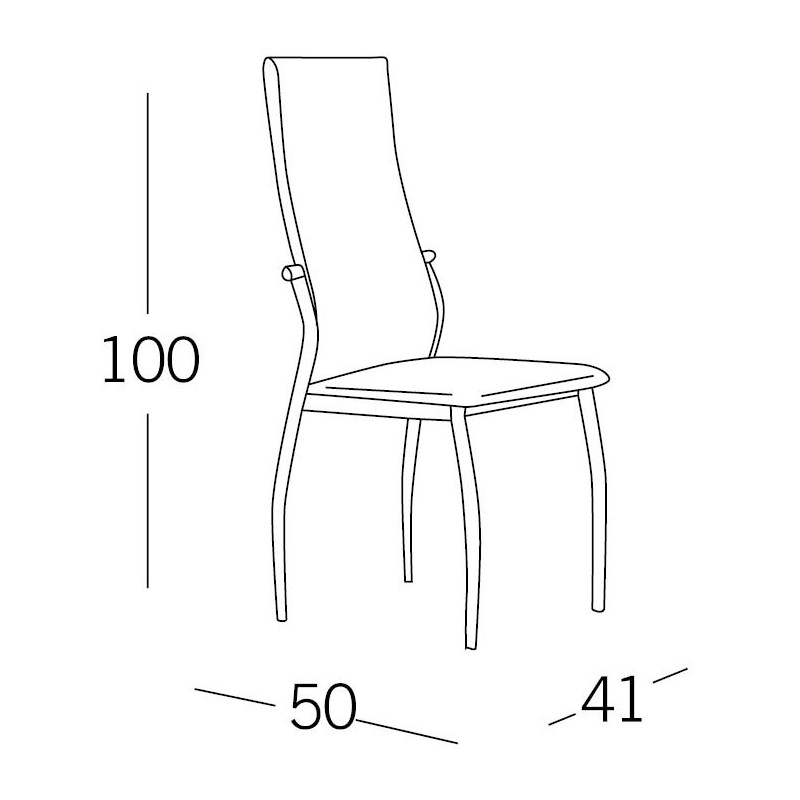 Silla Tapizada Boston Pack 4 Unidades Negras | Venta de Muebles Online