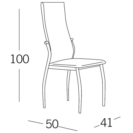 Silla Tapizada Boston Pack 4 Unidades Negras | Venta de Muebles Online