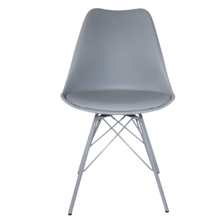 Pack 4 Sillas Tower Métal Grises | Venta de Muebles Online