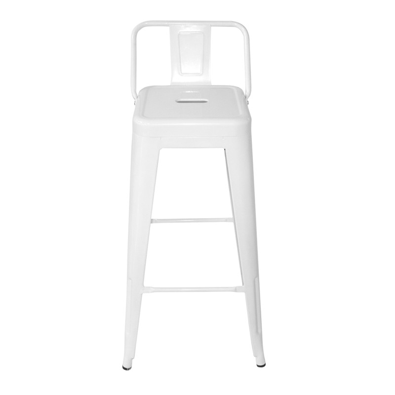 Taburete Lank Industrial Con Respaldo | Venta de Muebles Online