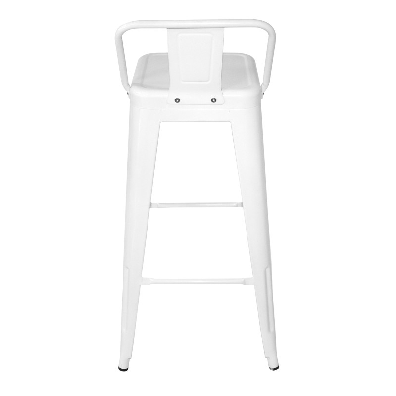 Taburete Lank Industrial Con Respaldo | Venta de Muebles Online