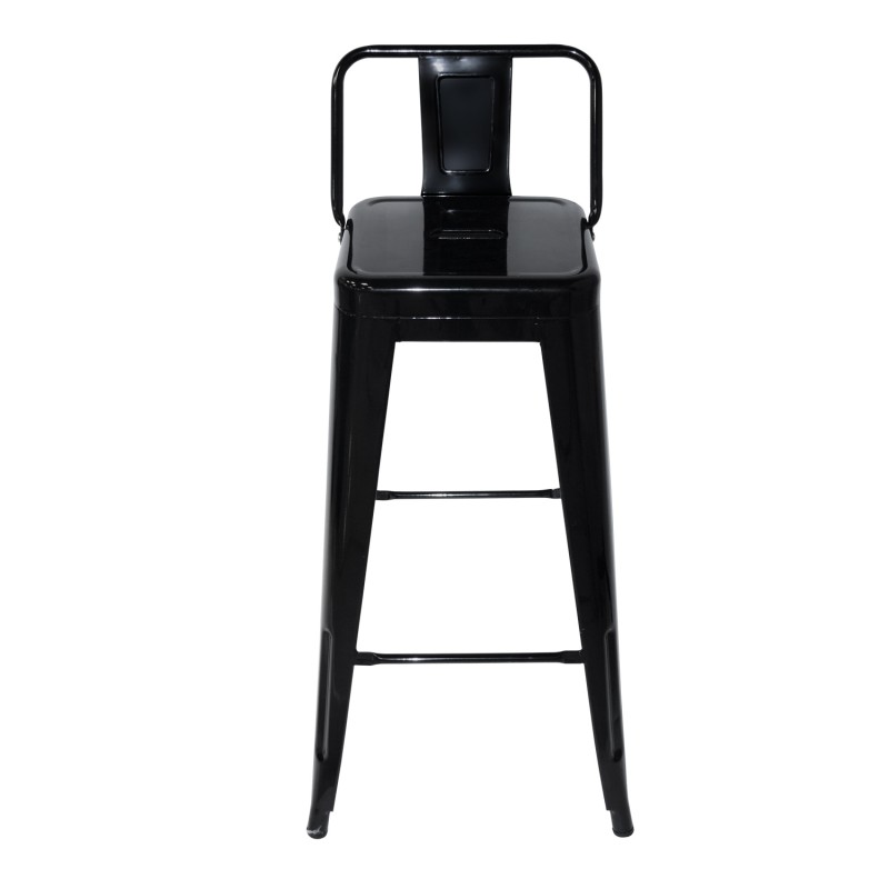 Taburete Lank Industrial Con Respaldo | Venta de Muebles Online