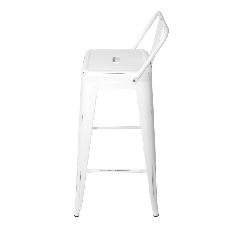 Taburete Lank Old Industrial Con Respaldo | Venta de Muebles Online