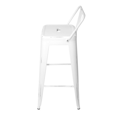 Taburete Lank Old Industrial Con Respaldo | Venta de Muebles Online