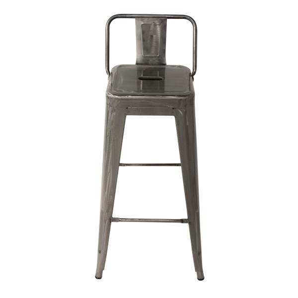 Taburete Lank Industrial Con Respaldo Metálico | Venta de Muebles Online 2