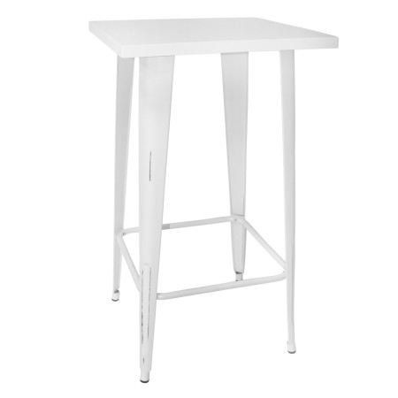 Mesa Alta Lank Old Blanca | Venta de Muebles Online