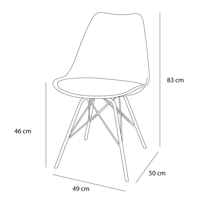 Silla Tower Metal | Venta de Muebles Online