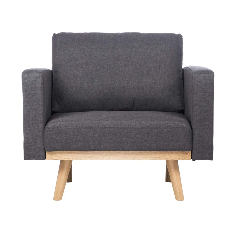 Sillón Marant estilo nórdico Gris oscuro | Venta de Muebles Online