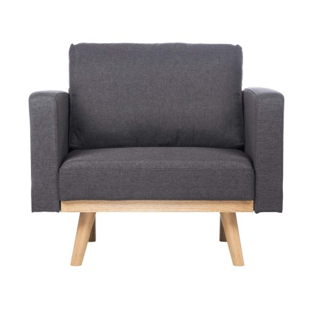 Sillón Marant estilo nórdico Gris oscuro | Venta de Muebles Online