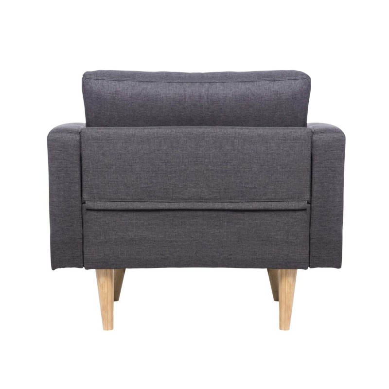 Sillón Marant estilo nórdico Gris oscuro | Venta de Muebles Online