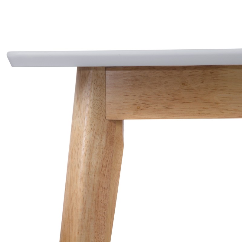Mesa Blanca y Natural Extensible | Venta de Muebles Online