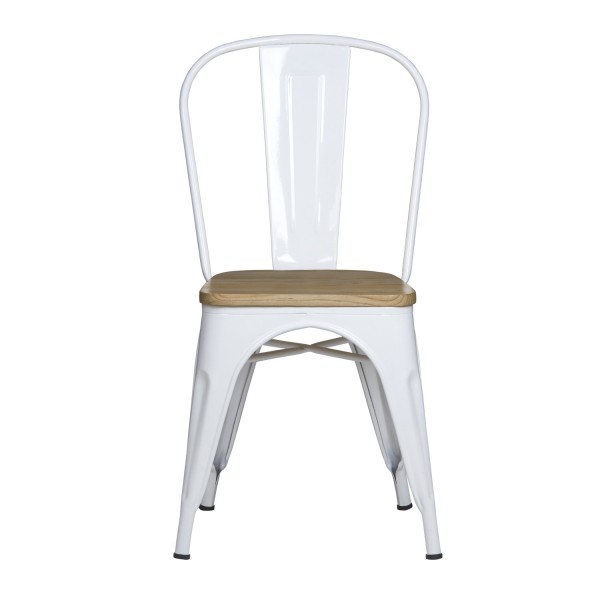 Silla Lank Wood Blanca | Venta de Muebles Online 2