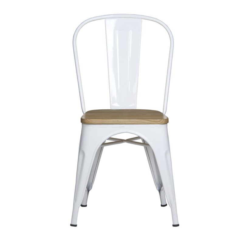 Silla Lank Wood Blanca | Venta de Muebles Online