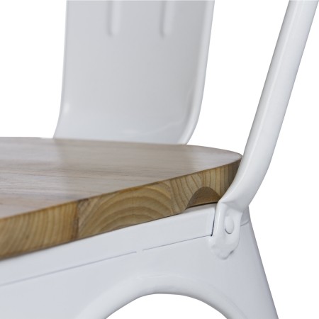 Silla Lank Wood Blanca | Venta de Muebles Online