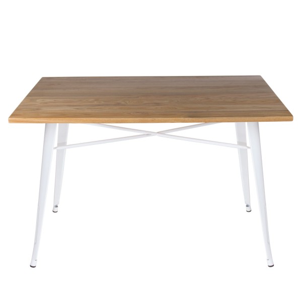 Mesa Lank Wood Blanca 120 X 80 Cm | Venta de Muebles Online