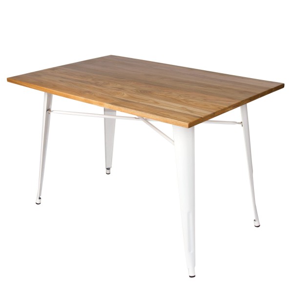 Mesa Lank Wood Blanca 120 X 80 Cm | Venta de Muebles Online 2