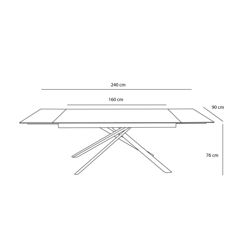 Mesa De Comedor Extensible Bauen | Venta de Muebles Online