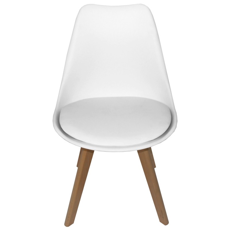 Pack 2 Sillas New Tower Wood Blancas | Venta de Muebles Online