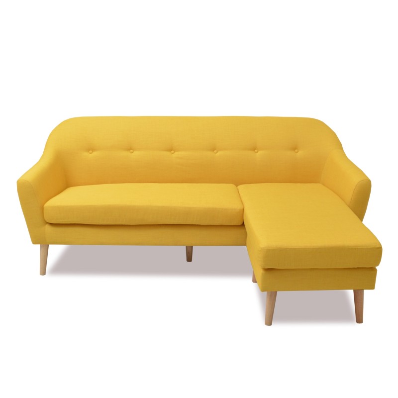 Sofá Chaise Longue de Estilo Retro Vintage